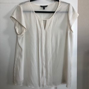 Express white blouse size L